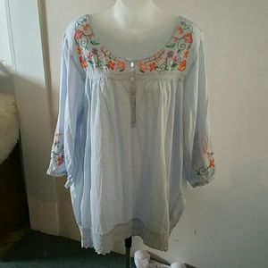 CLEARANCE Pretty blue caftan (T2)